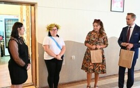 Burmistrz i Przewodnicząca podziękowania