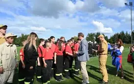 Burmistrz gratuluję MDP Popowo Kościelne