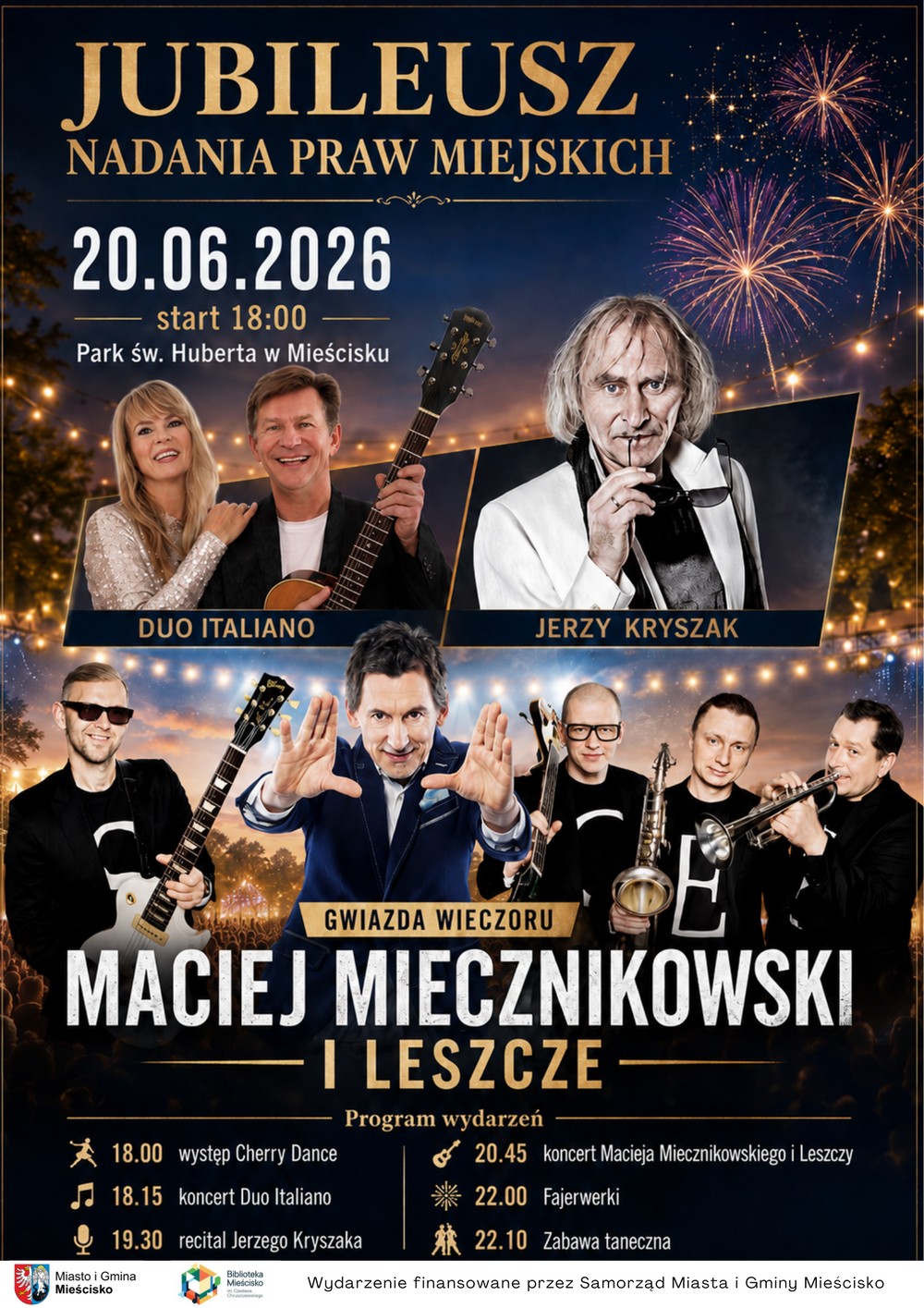 Plakat Jubileusz nadania praw miejskich