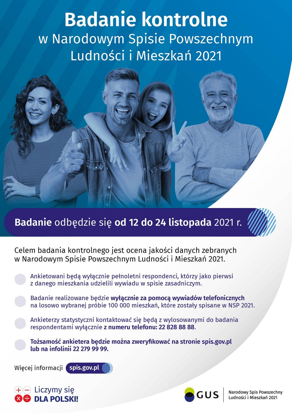 Badanie kontrolne w Narodowym Spisie Powszechnym Ludności i Mieszkań 2021