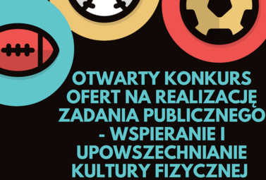 Zdjęcie do Ogłoszenie otwartego konkursu ofert na realizację zadań publicznych finansowanych z budżetu gminy w 2022r.- wspieranie i upowszechnianie kultury fizycznej