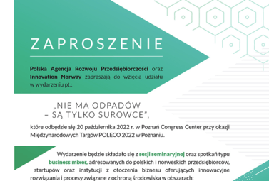 Zdjęcie do "Nie ma odpad&oacute;w - są tylko surowce" - zaproszenie