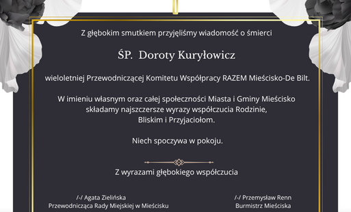 Zdjęcie do Kondolencje
